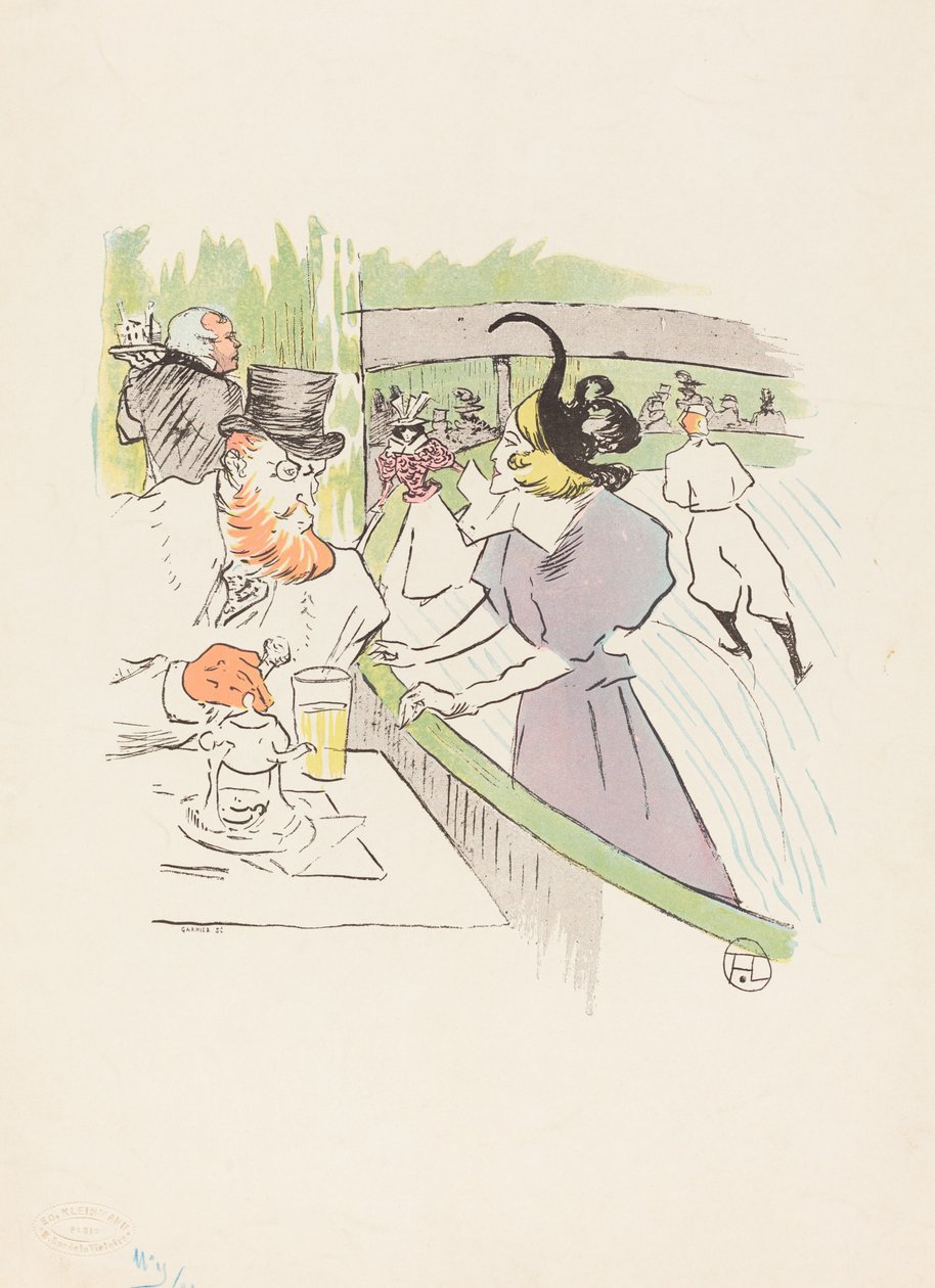 W łyżwiarstwie profesjonalnym Beauty autorstwa Henri de Toulouse Lautrec