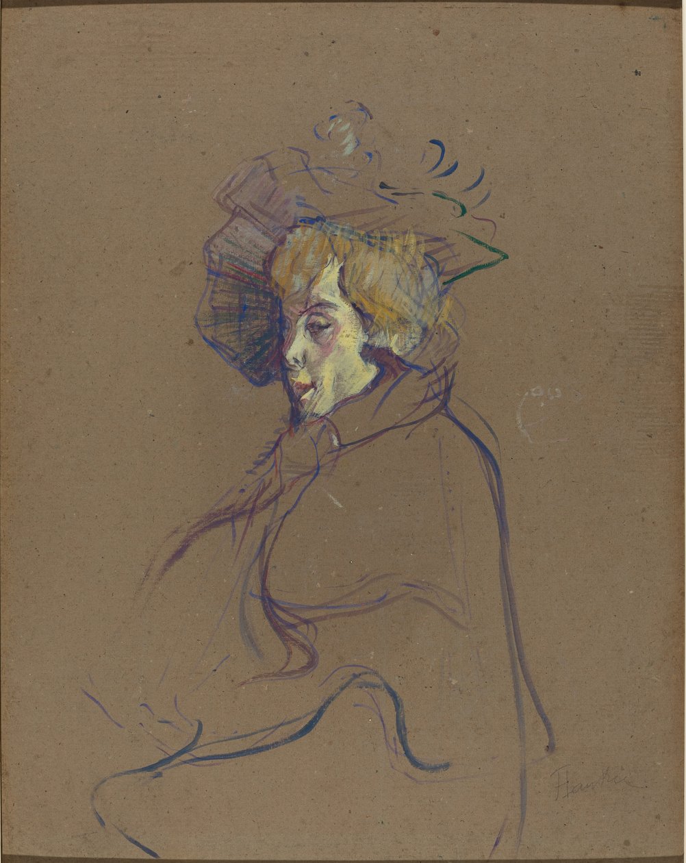 Jane Avril autorstwa Henri de Toulouse Lautrec