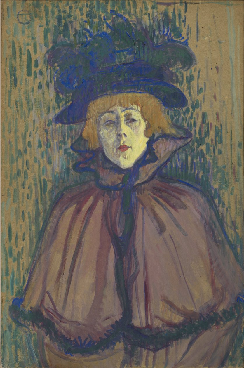 Jane Avril, 1891-92 autorstwa Henri de Toulouse Lautrec