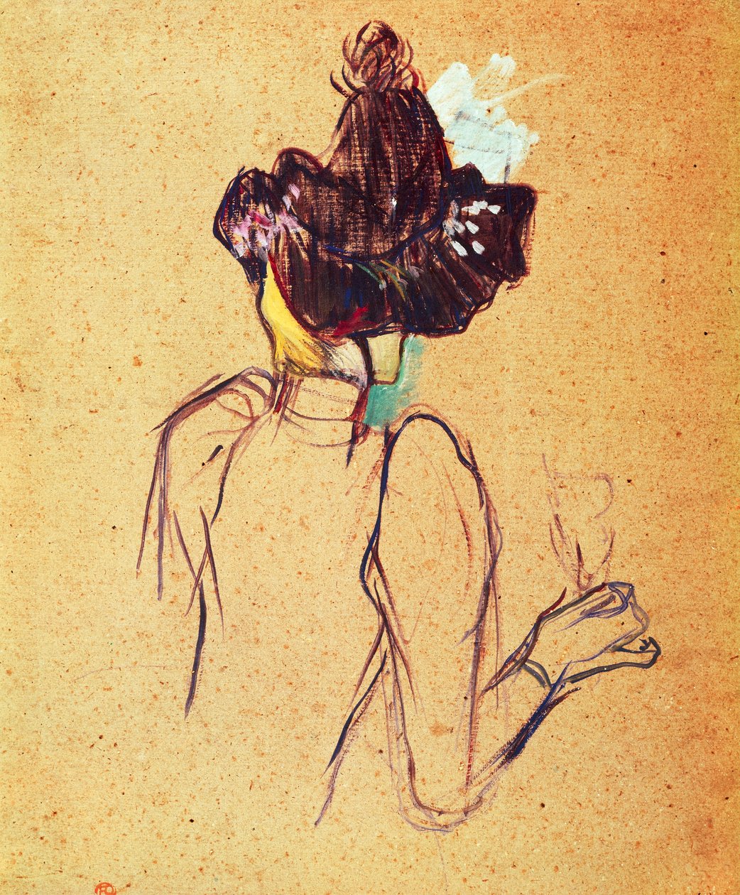 Jane Avril – Henri de Toulouse Lautrec (1864-1901) autorstwa Henri de Toulouse Lautrec