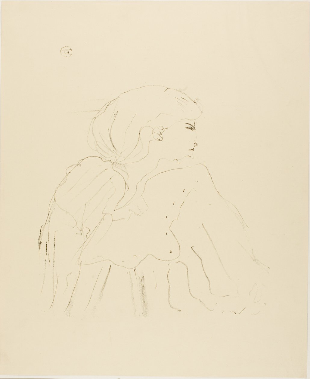 Jane Hading, z Trzynastu Litografii autorstwa Henri de Toulouse Lautrec