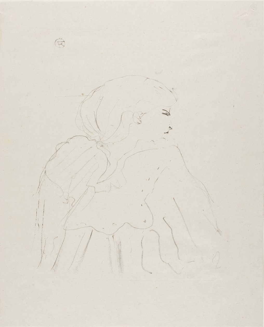 Jane Hading, z Treize Lithographies autorstwa Henri de Toulouse Lautrec