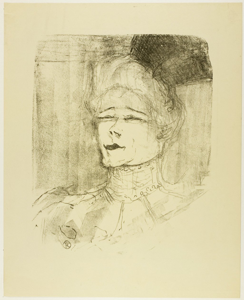 Jeanne Granier, z Treize Litographies autorstwa Henri de Toulouse Lautrec