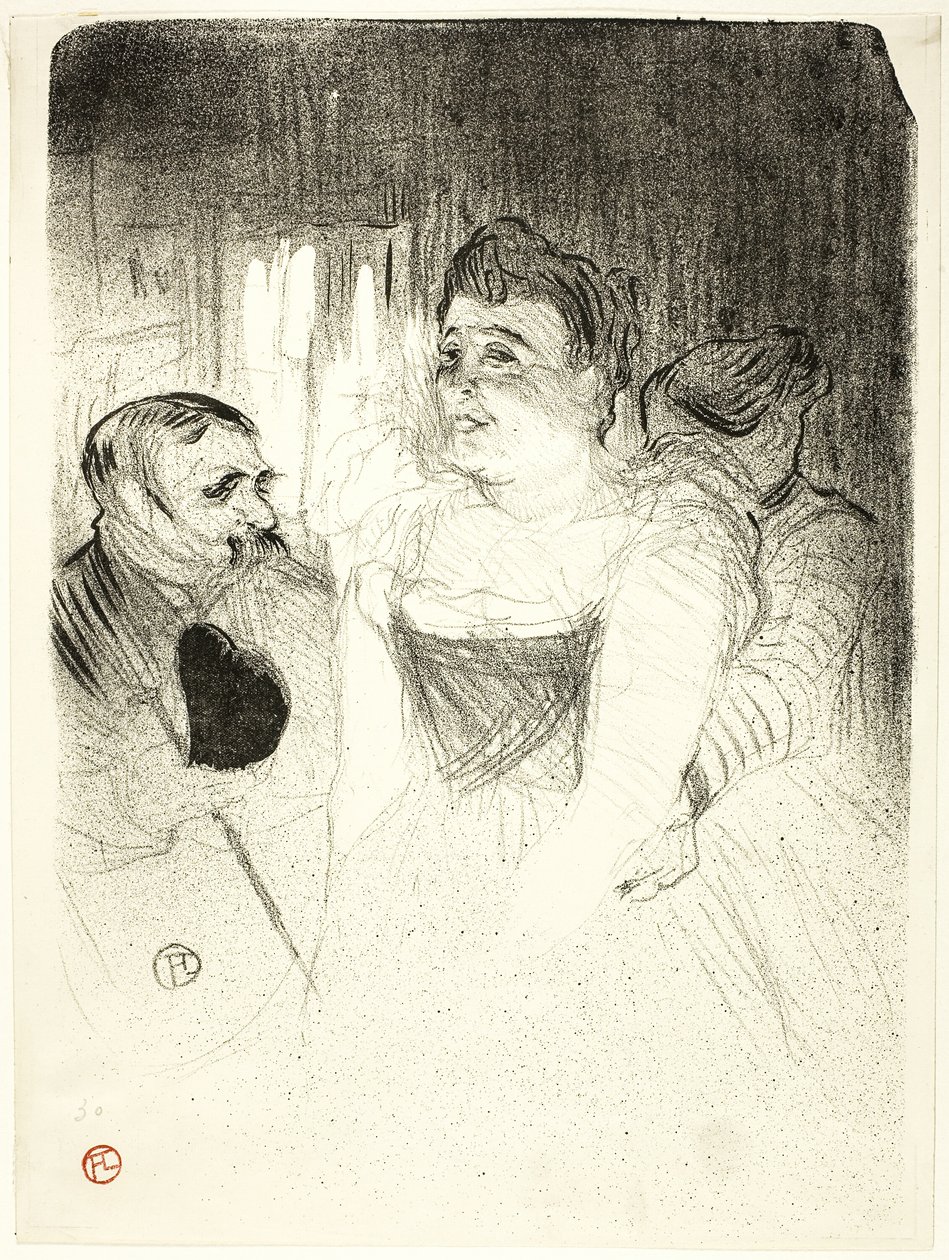 sędzia autorstwa Henri de Toulouse Lautrec