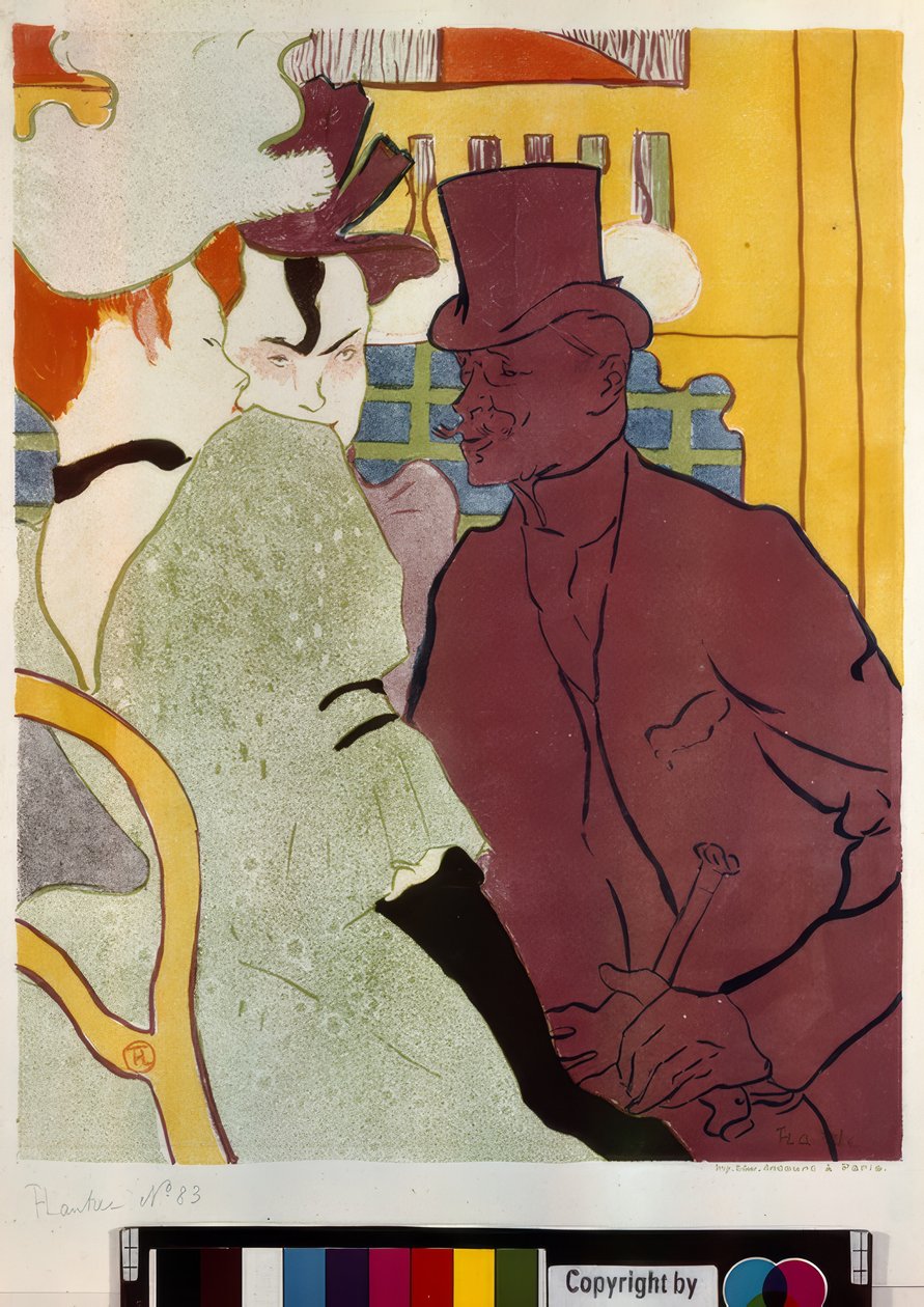 Anglik w Moulin Rouge autorstwa Henri de Toulouse Lautrec