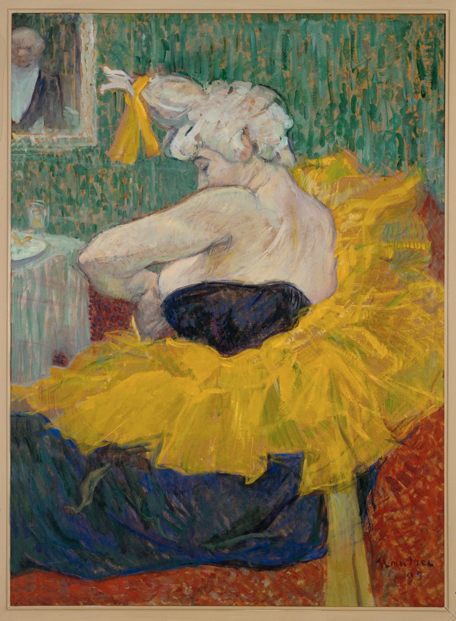 La Clowness Cha-U-Kao, aktorka w Moulin Rouge ... autorstwa Henri de Toulouse Lautrec