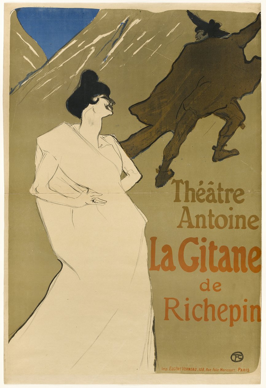 cygański autorstwa Henri de Toulouse Lautrec