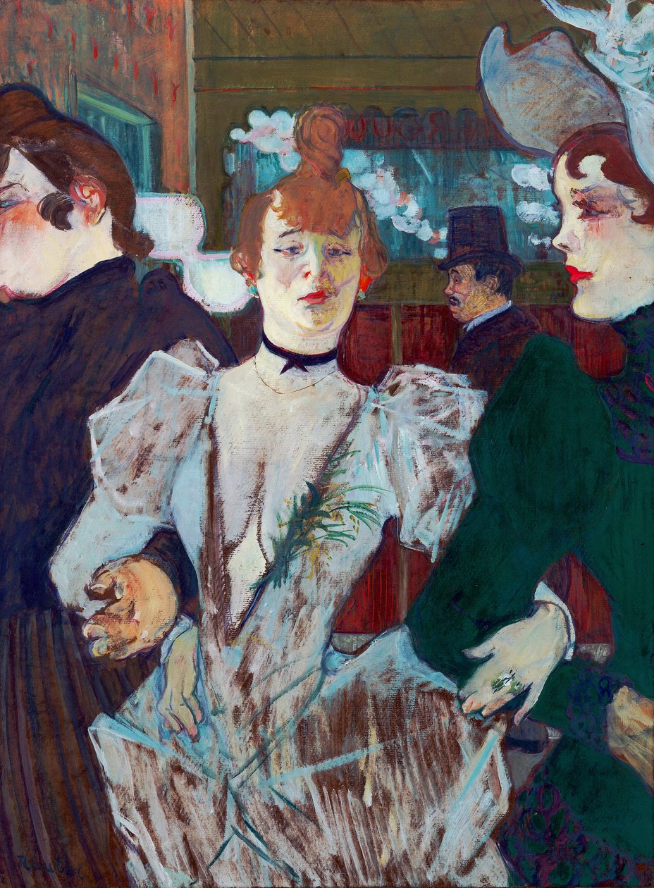 La Goulue w Moulin Rouge autorstwa Henri de Toulouse Lautrec