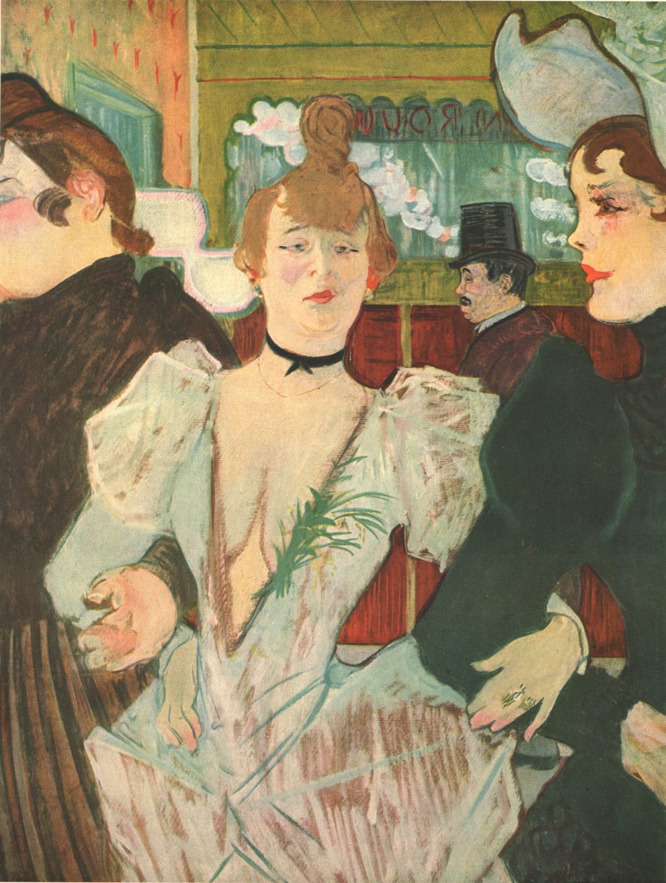 „La Goulue w Moulin Rouge”, 1892, 1952. autorstwa Henri de Toulouse Lautrec