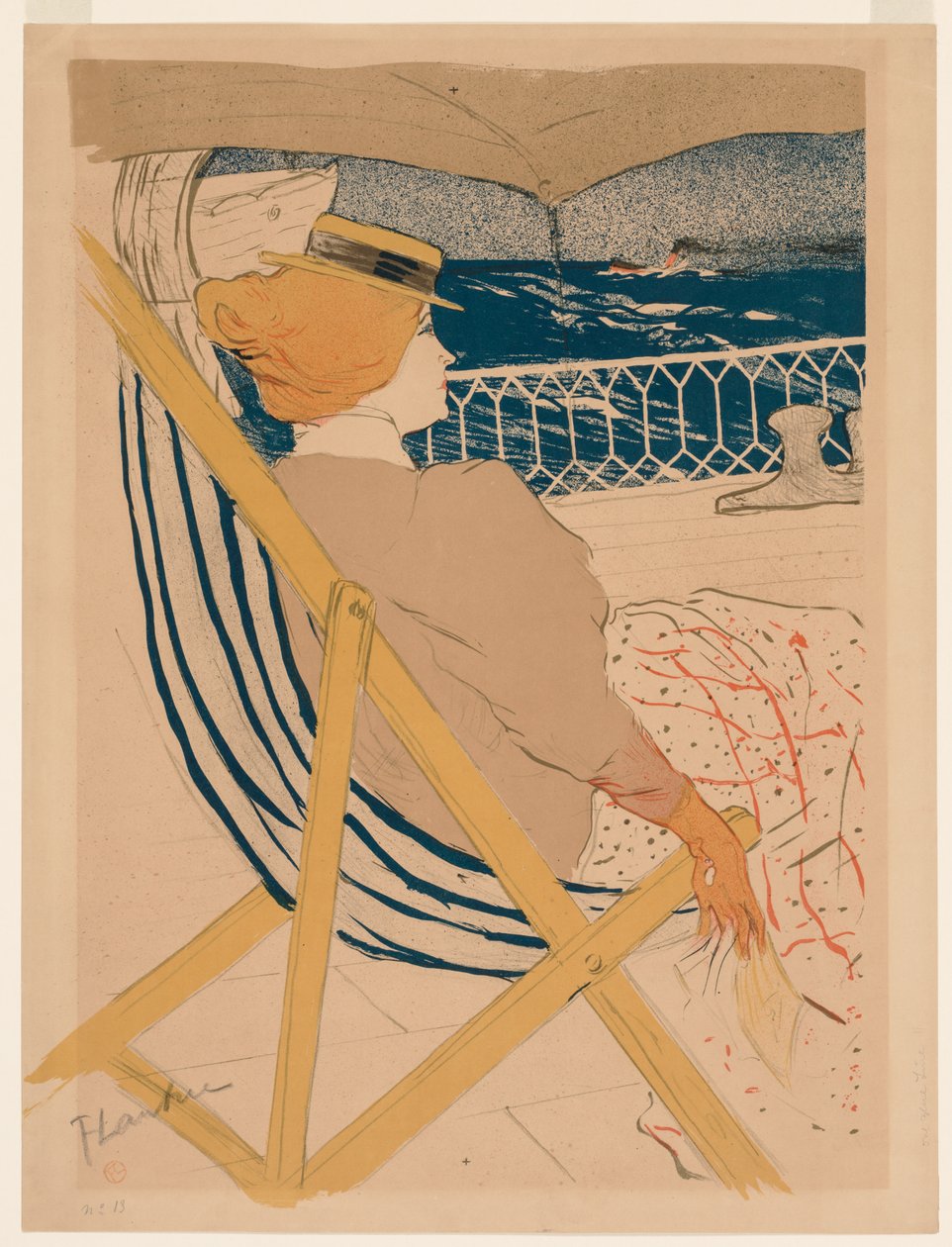 Pasażerka 54 autorstwa Henri de Toulouse Lautrec