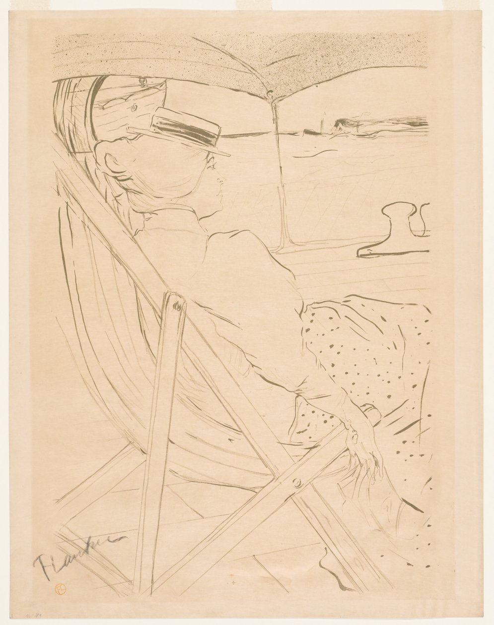 Pasażerka 54 autorstwa Henri de Toulouse Lautrec
