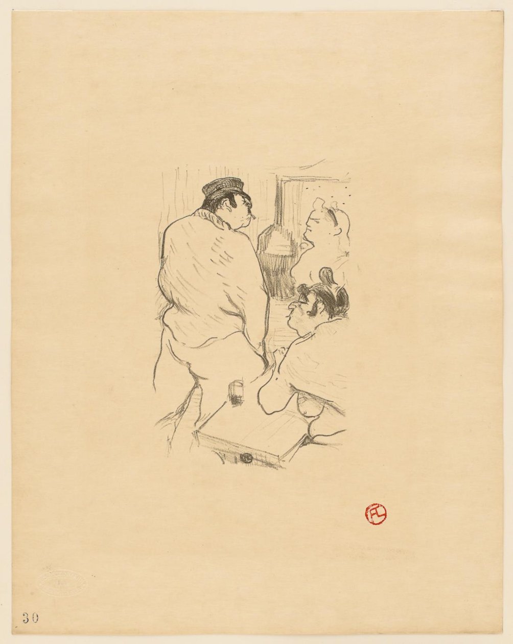 Terror Grenelle autorstwa Henri de Toulouse Lautrec