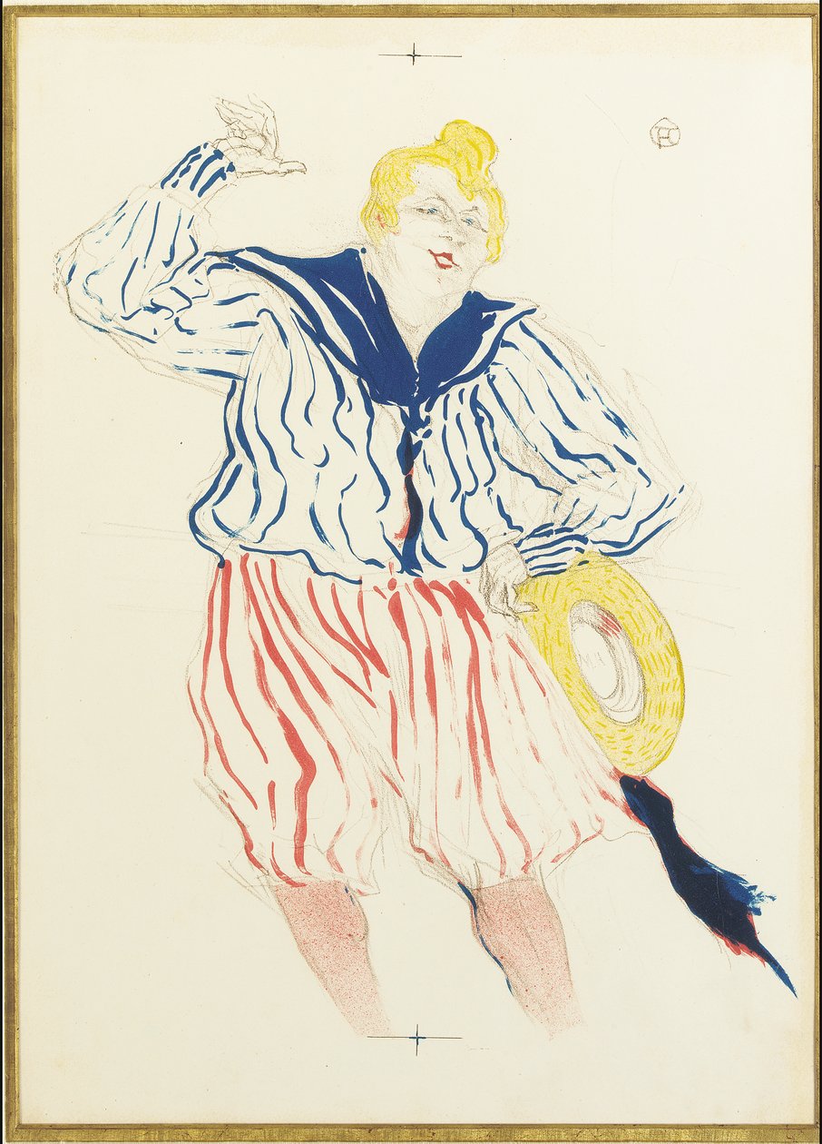 Piosenka marynarza, w Star, Le Havre autorstwa Henri de Toulouse Lautrec