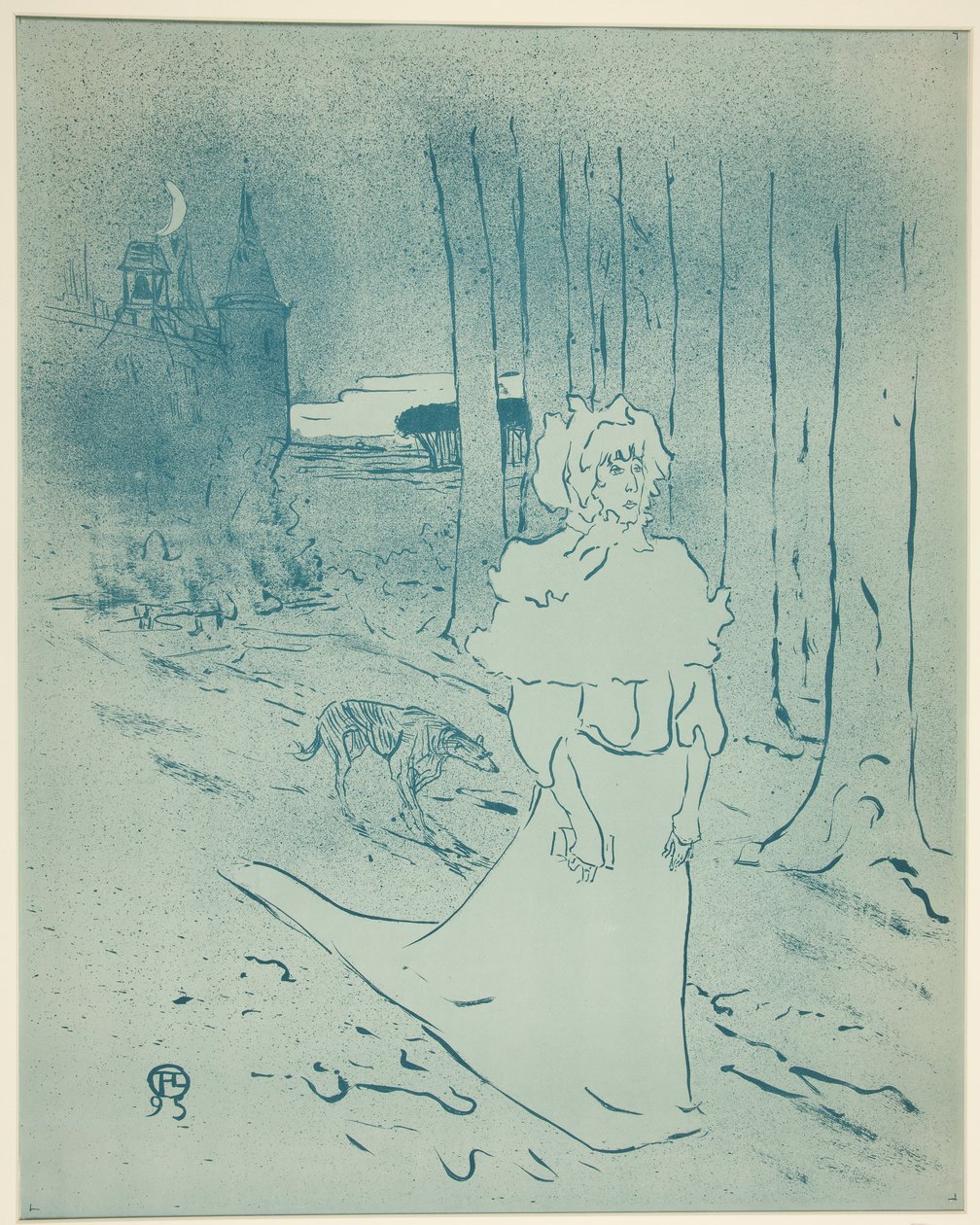 Dwórka lub Omen autorstwa Henri de Toulouse Lautrec