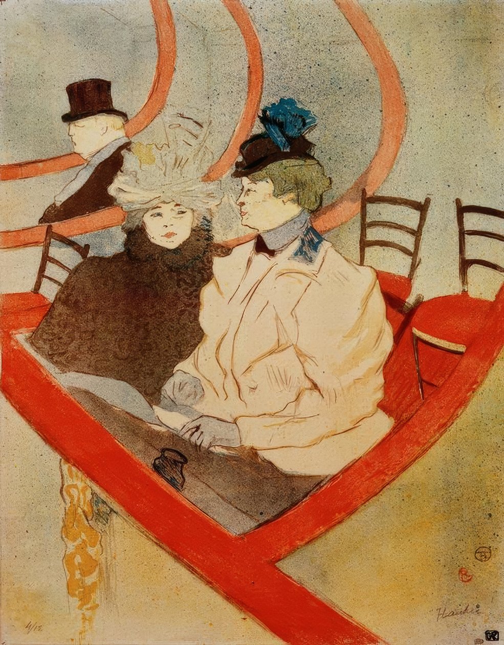 Wielka Loża autorstwa Henri de Toulouse Lautrec