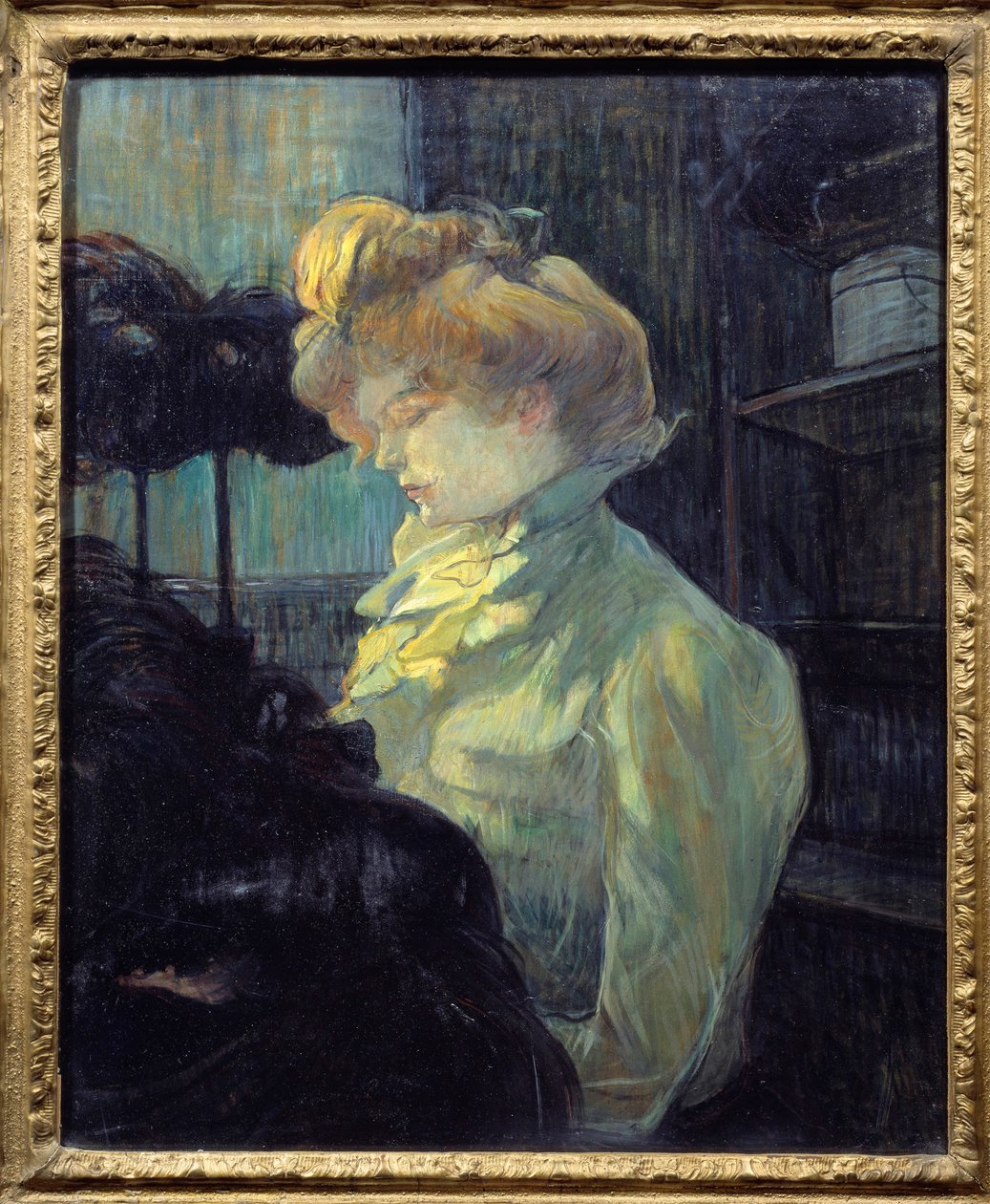 Modnisia Obraz Henri de Toulouse Lautreca (1864-1901) 1900 nd. 0,61x0,49 m Albi, muzeum Toulouse Lautrec autorstwa Henri de Toulouse Lautrec