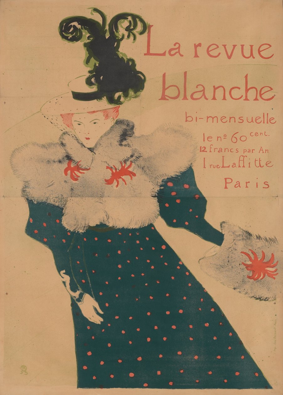 Biały magazyn autorstwa Henri de Toulouse Lautrec
