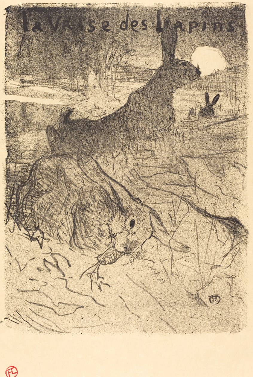 Walc Królików autorstwa Henri de Toulouse Lautrec