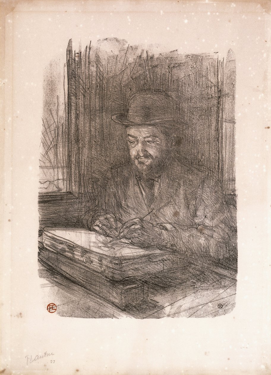 Dobry grawer, Adolphe Albert, 1898 autorstwa Henri de Toulouse Lautrec
