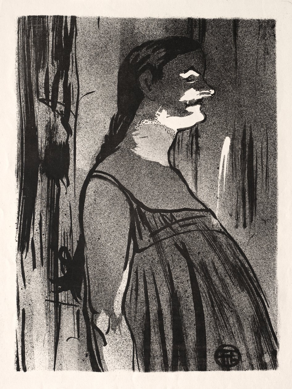 Koncert w kawiarni: Pani Abdala autorstwa Henri de Toulouse Lautrec