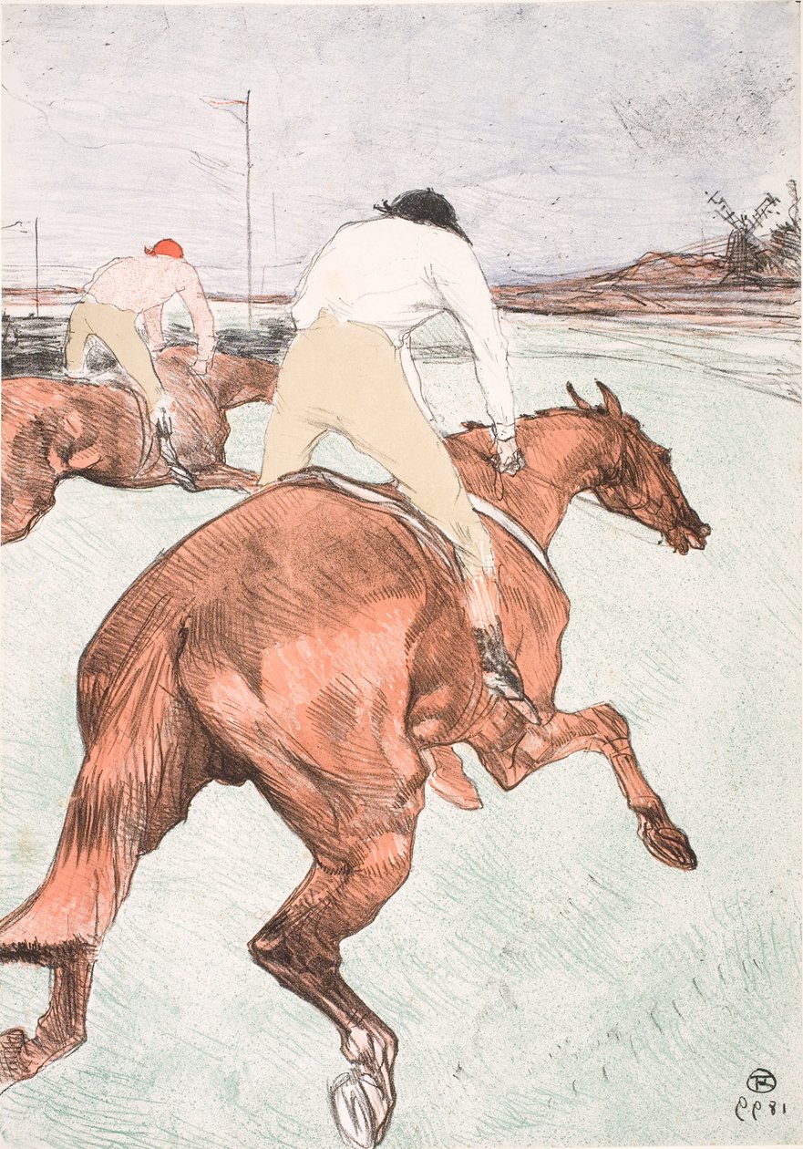 Dżokej autorstwa Henri de Toulouse-Lautrec