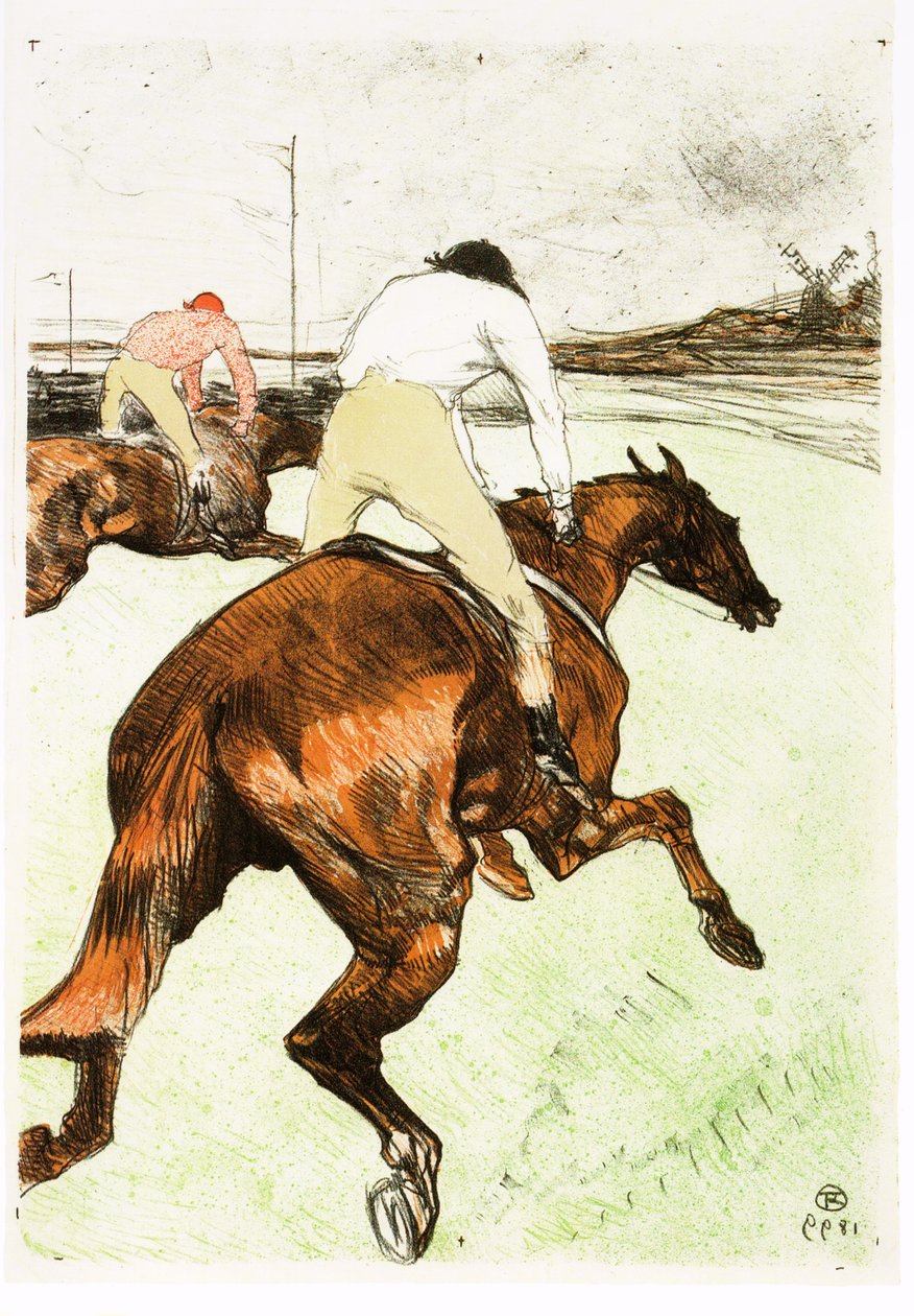 Dżokej, 1899 autorstwa Henri de Toulouse Lautrec