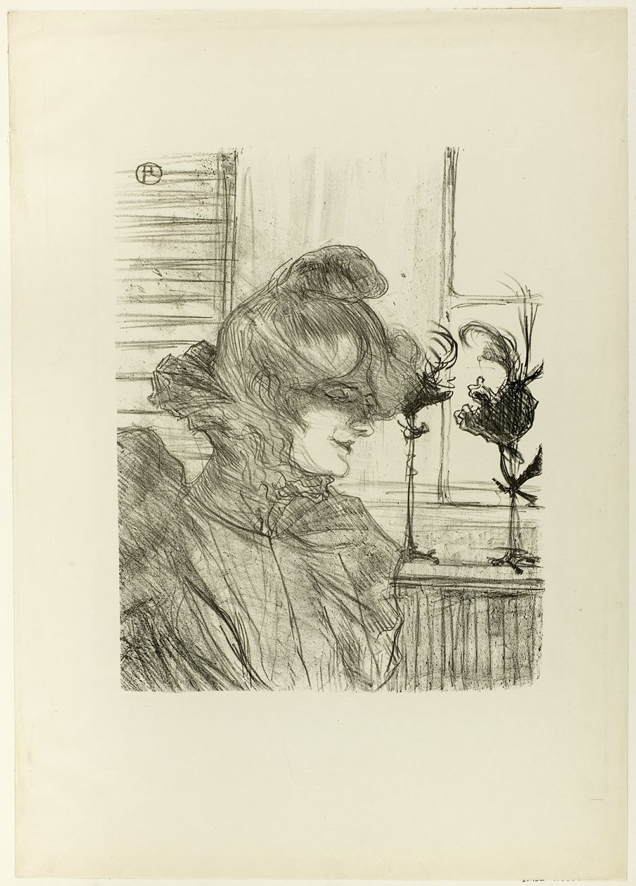 Le Margoin (Mademoiselle Louise Blouet) autorstwa Henri de Toulouse Lautrec