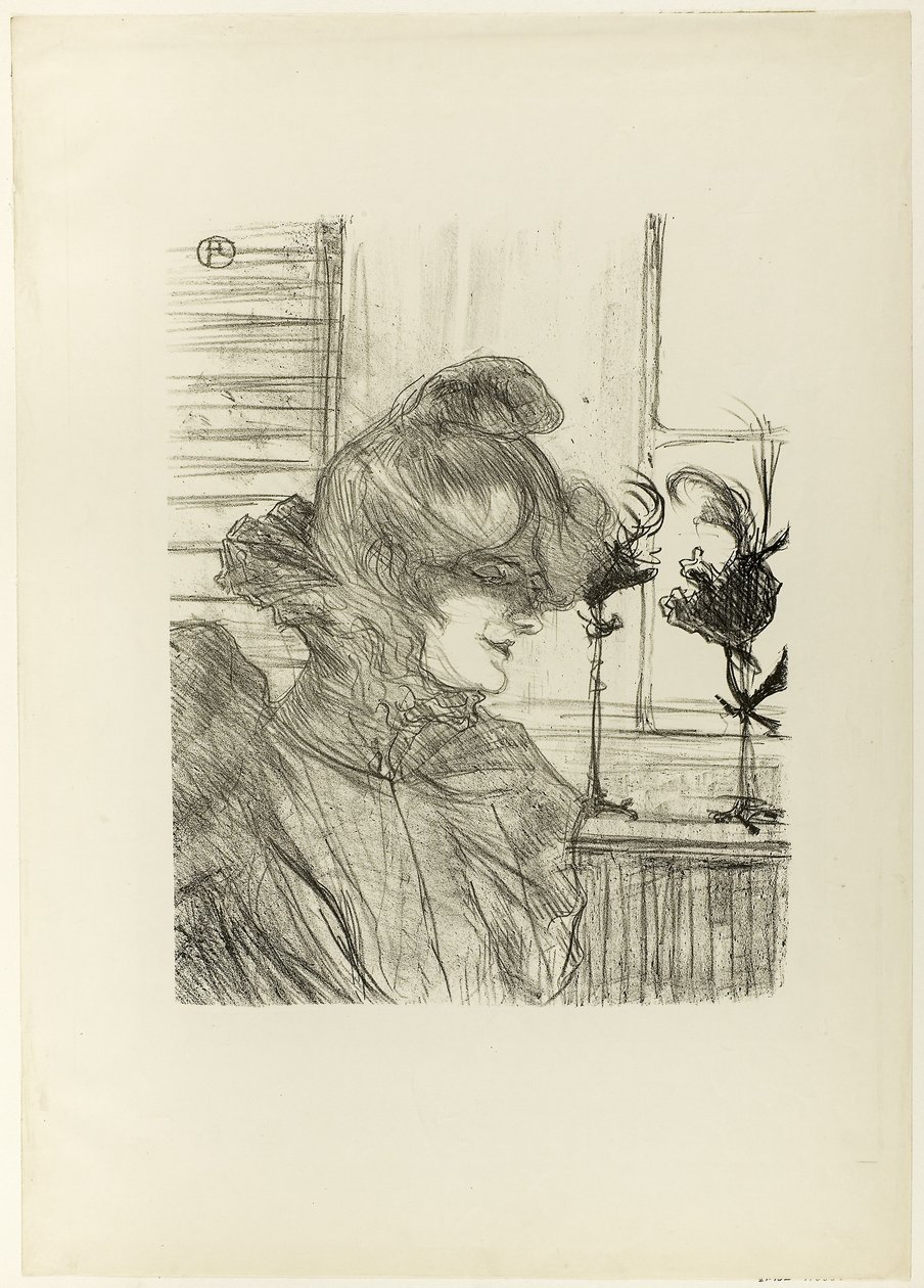 Le Margoin (Mademoiselle Louise Blouet) autorstwa Henri de Toulouse Lautrec