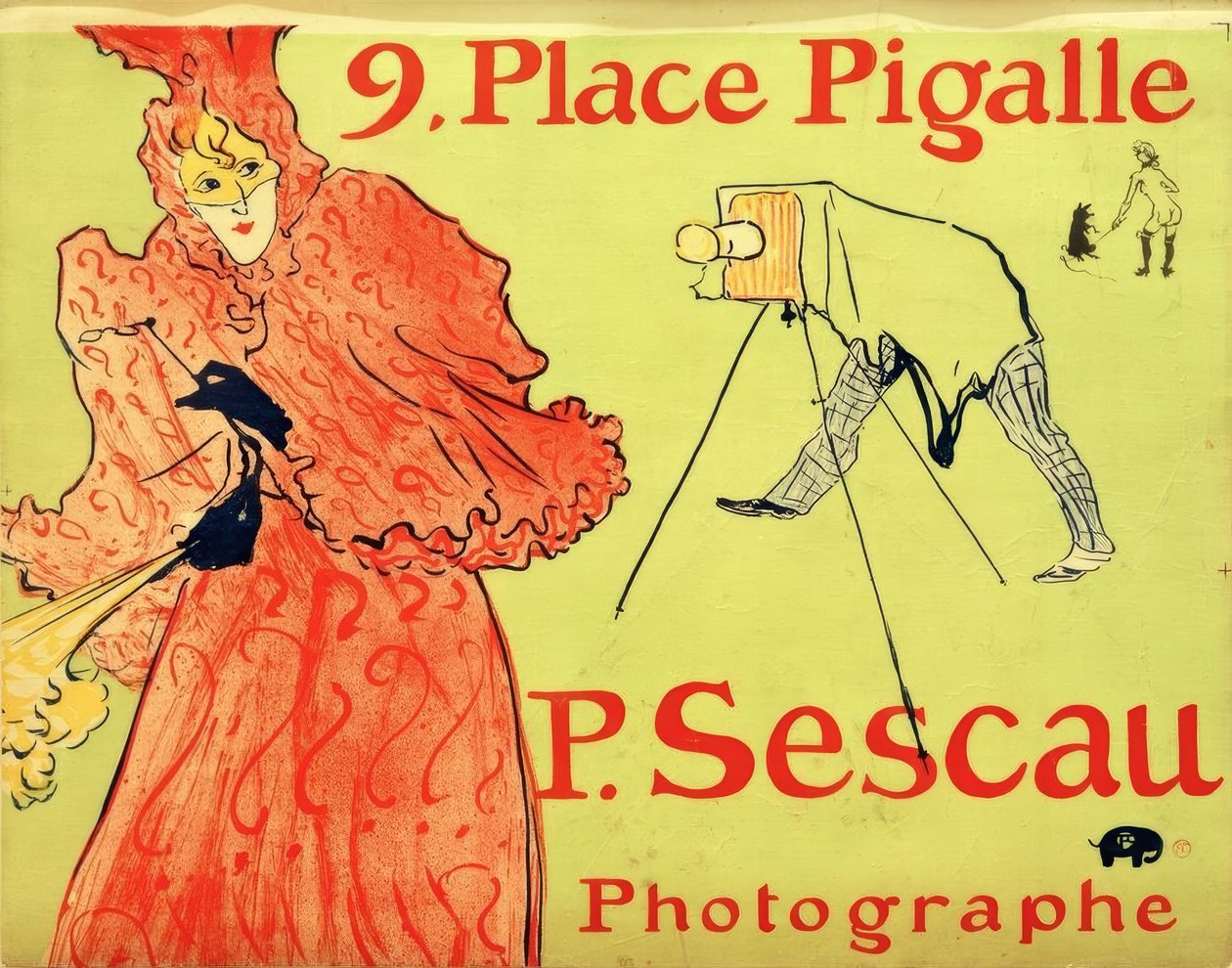 Fotograf Sescau autorstwa Henri de Toulouse Lautrec
