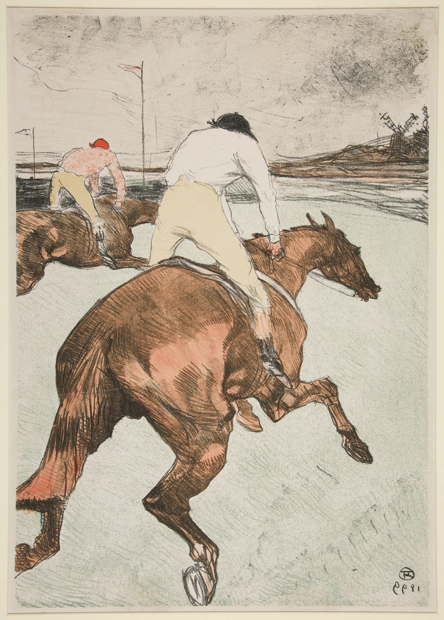 dżokej autorstwa Henri de Toulouse Lautrec