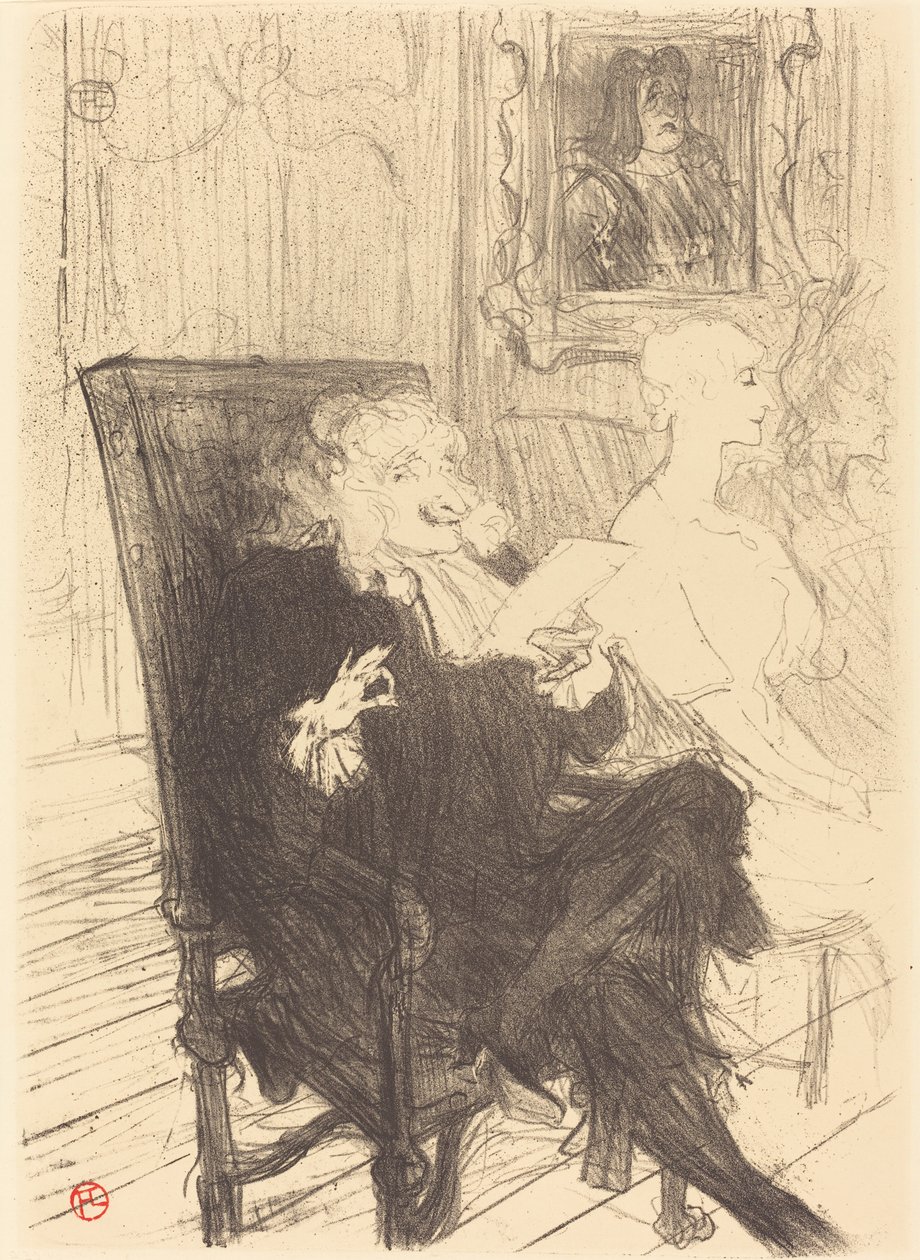 Leloir i Moreno w uczonych kobietach Leloir i Moreno w uczonych kobietach, 1894. autorstwa Henri de Toulouse Lautrec