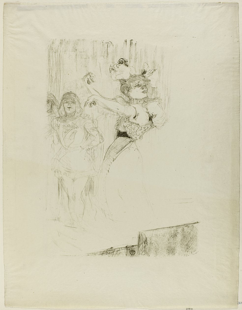 Pożyczkodawca tańczący bolerko w Chilpéric autorstwa Henri de Toulouse Lautrec