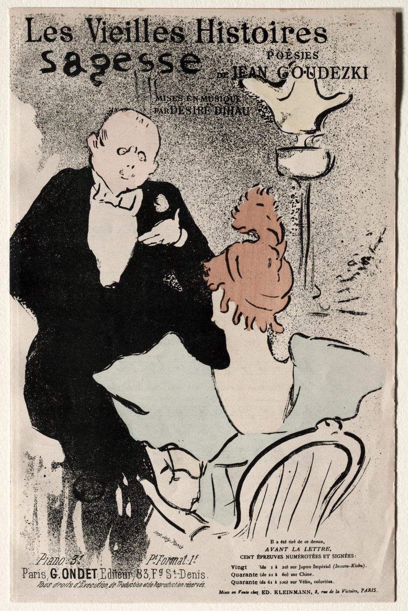 Stare historie: Mądrość, 1893. autorstwa Henri de Toulouse Lautrec