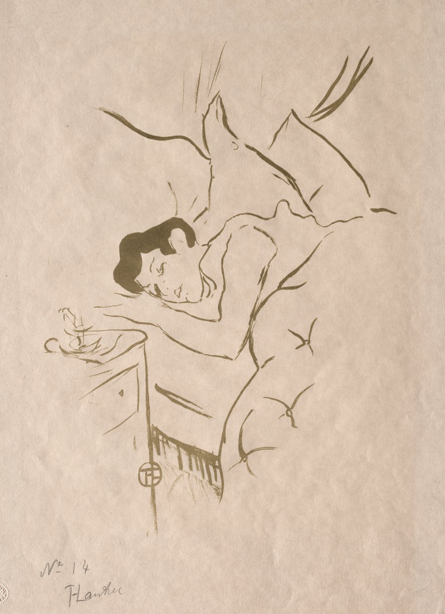 Stare historie: Twoje usta autorstwa Henri de Toulouse Lautrec