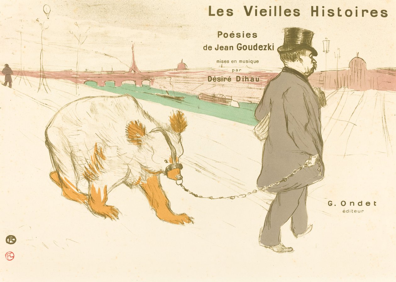 Stare historie (okładka/frontyspis) autorstwa Henri de Toulouse Lautrec