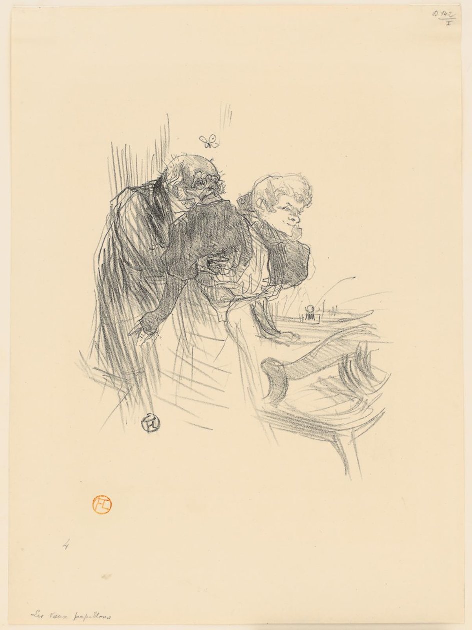 Stare Motyle autorstwa Henri de Toulouse Lautrec