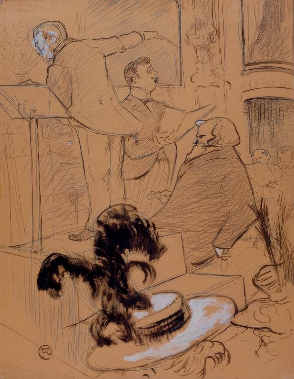 Wielkie koncerty Opery autorstwa Henri de Toulouse Lautrec
