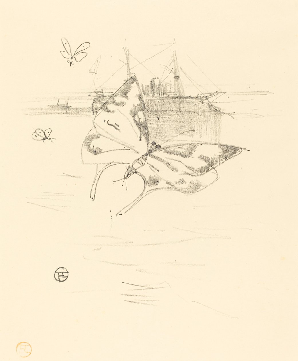 Motyle autorstwa Henri de Toulouse Lautrec