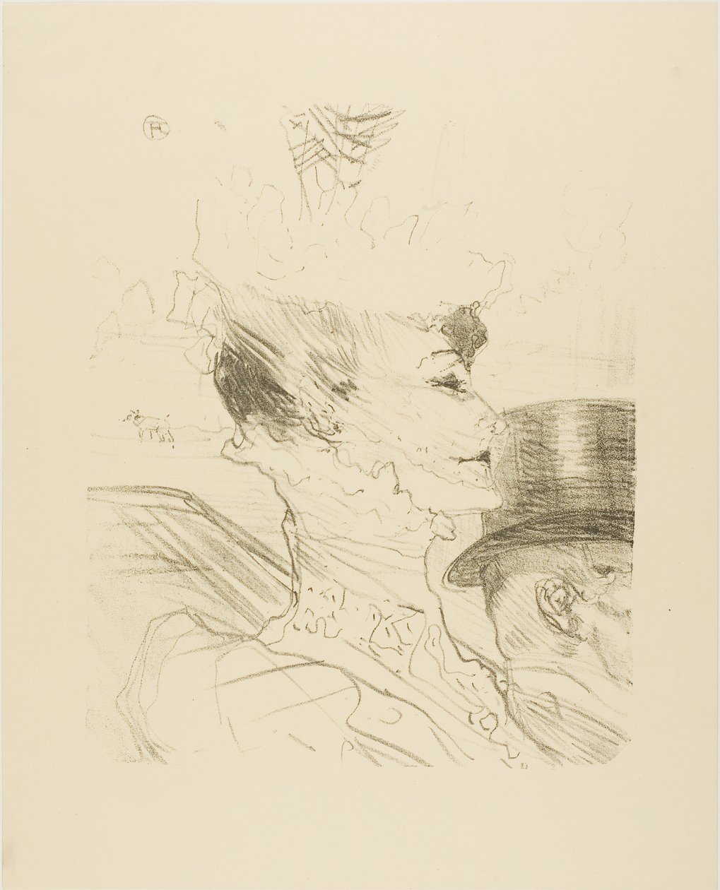 Louise Balthy, z Treize Litographies autorstwa Henri de Toulouse Lautrec