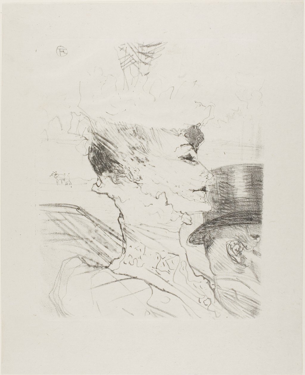 Louise Balthy, z Treize Litographies autorstwa Henri de Toulouse Lautrec
