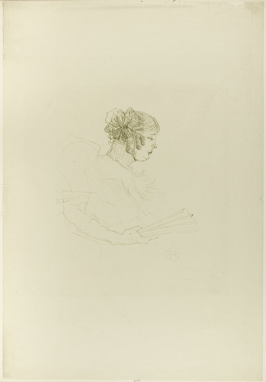 Luce Myres, w profilu autorstwa Henri de Toulouse Lautrec