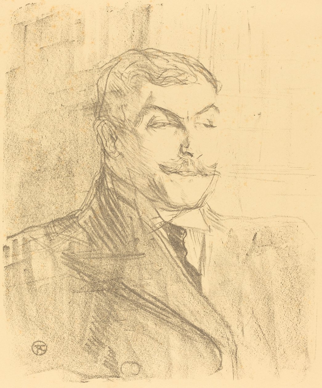 Lucien Guitry autorstwa Henri de Toulouse Lautrec