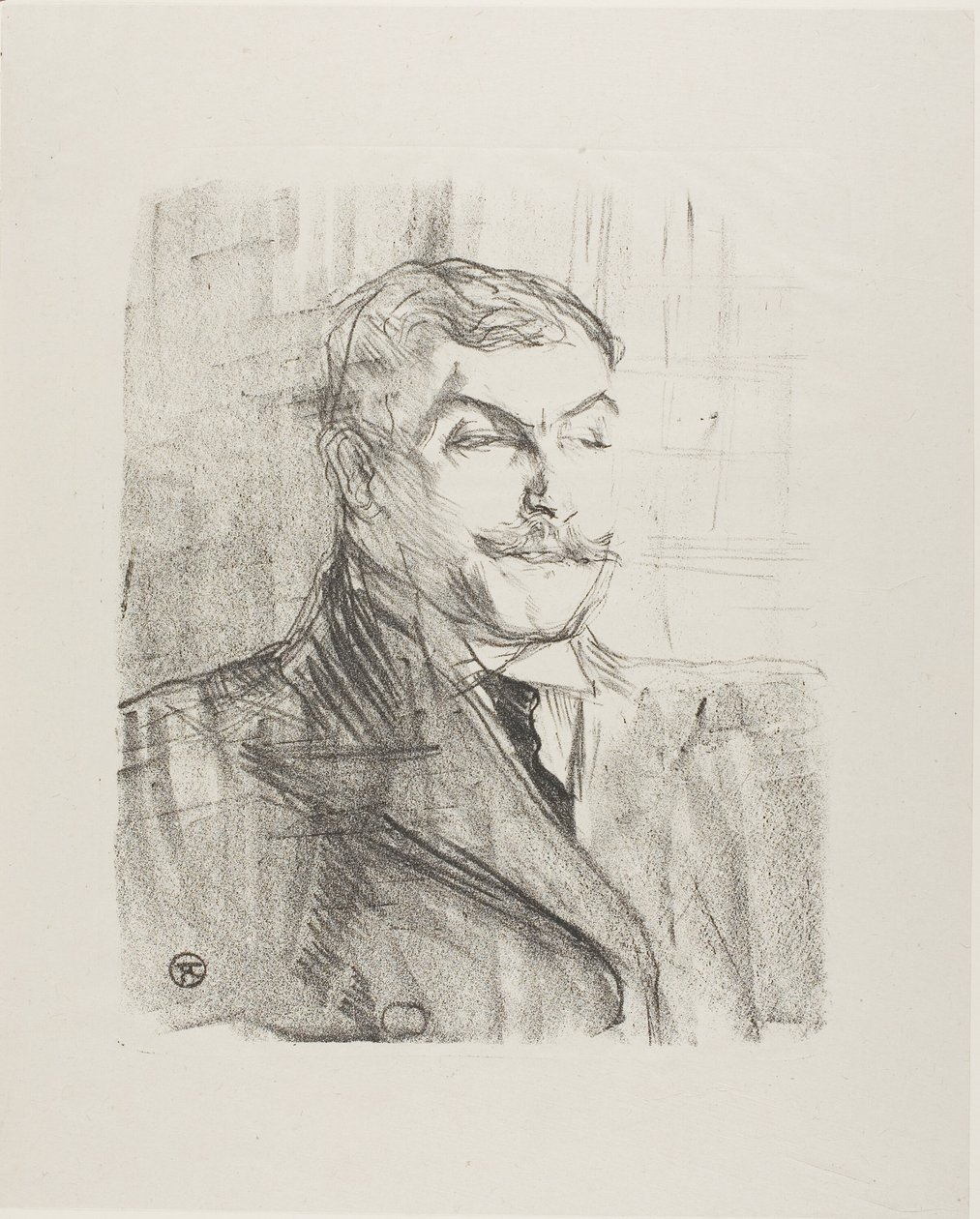 Lucien Guitry, z Treize Litographies autorstwa Henri de Toulouse Lautrec