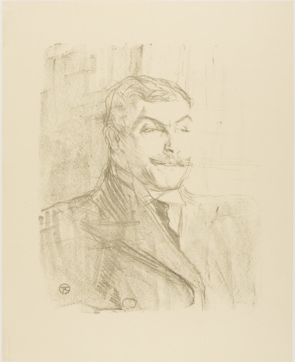 Lucien Guitry, z Treize Litographies autorstwa Henri de Toulouse Lautrec
