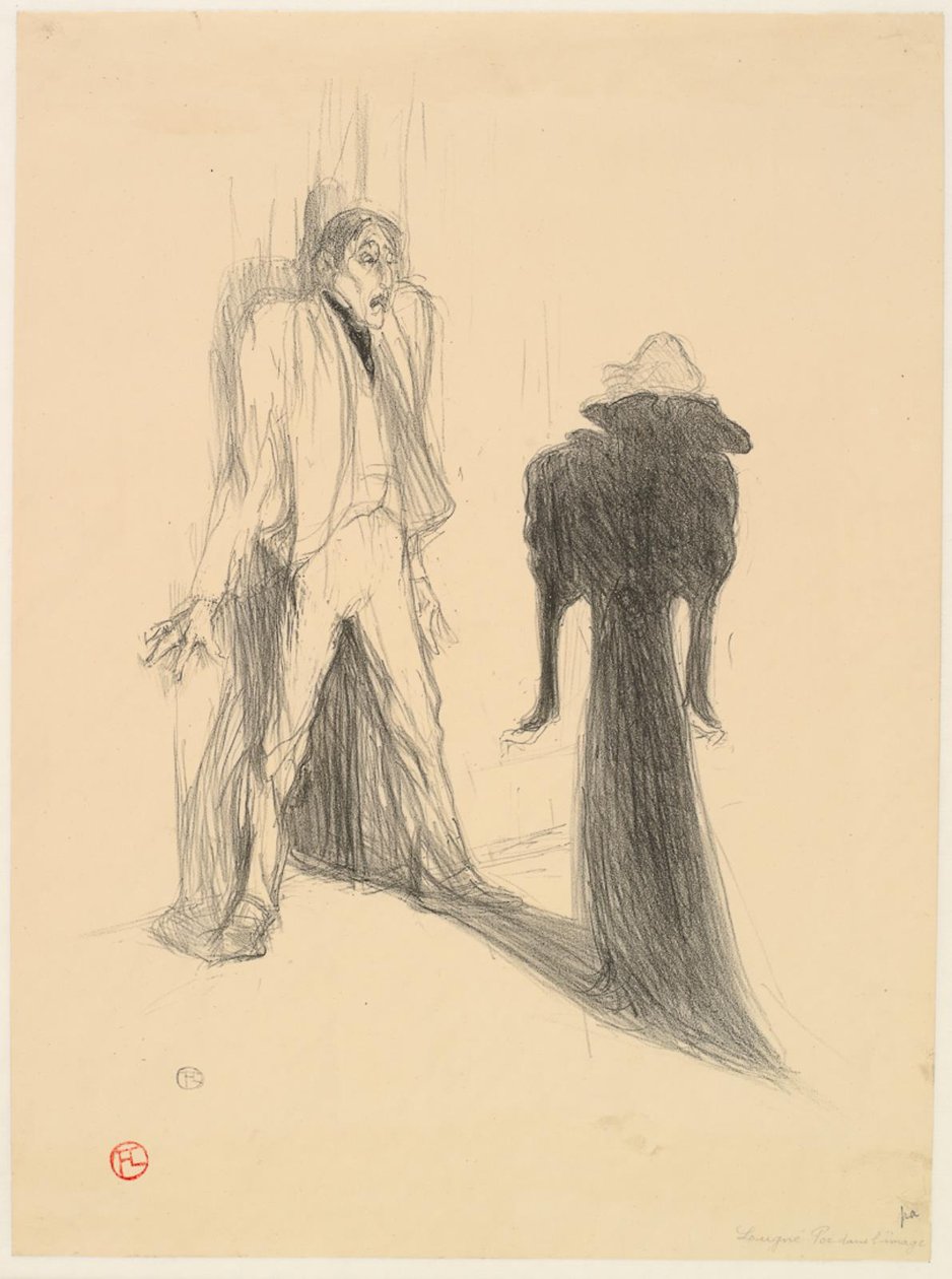 Lugné Poë i Berthe Bady w obrazie autorstwa Henri de Toulouse Lautrec