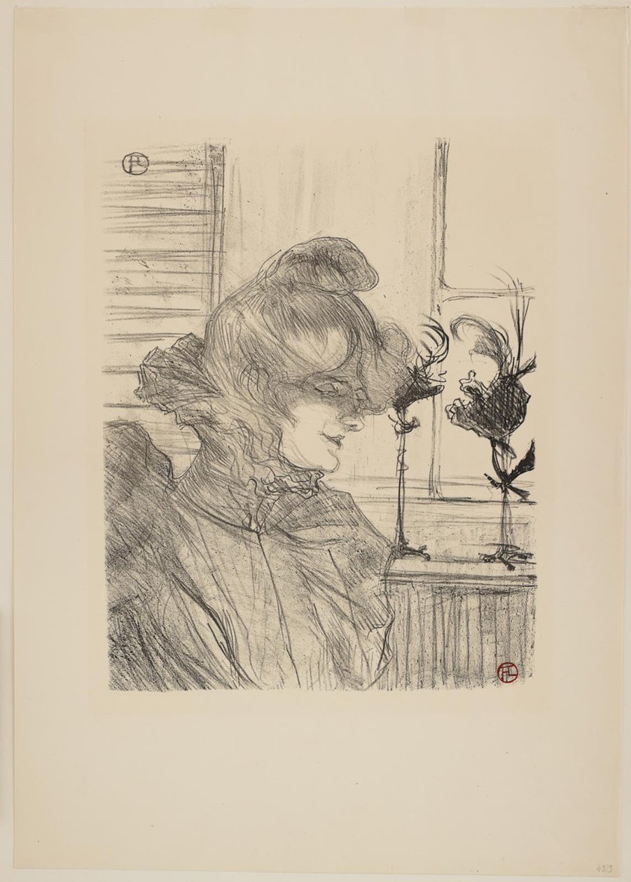 Madame Le Margoin, modystka autorstwa Henri de Toulouse Lautrec