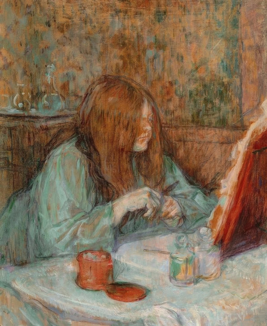 Madame Poupoule w swojej toalecie autorstwa Henri de Toulouse Lautrec