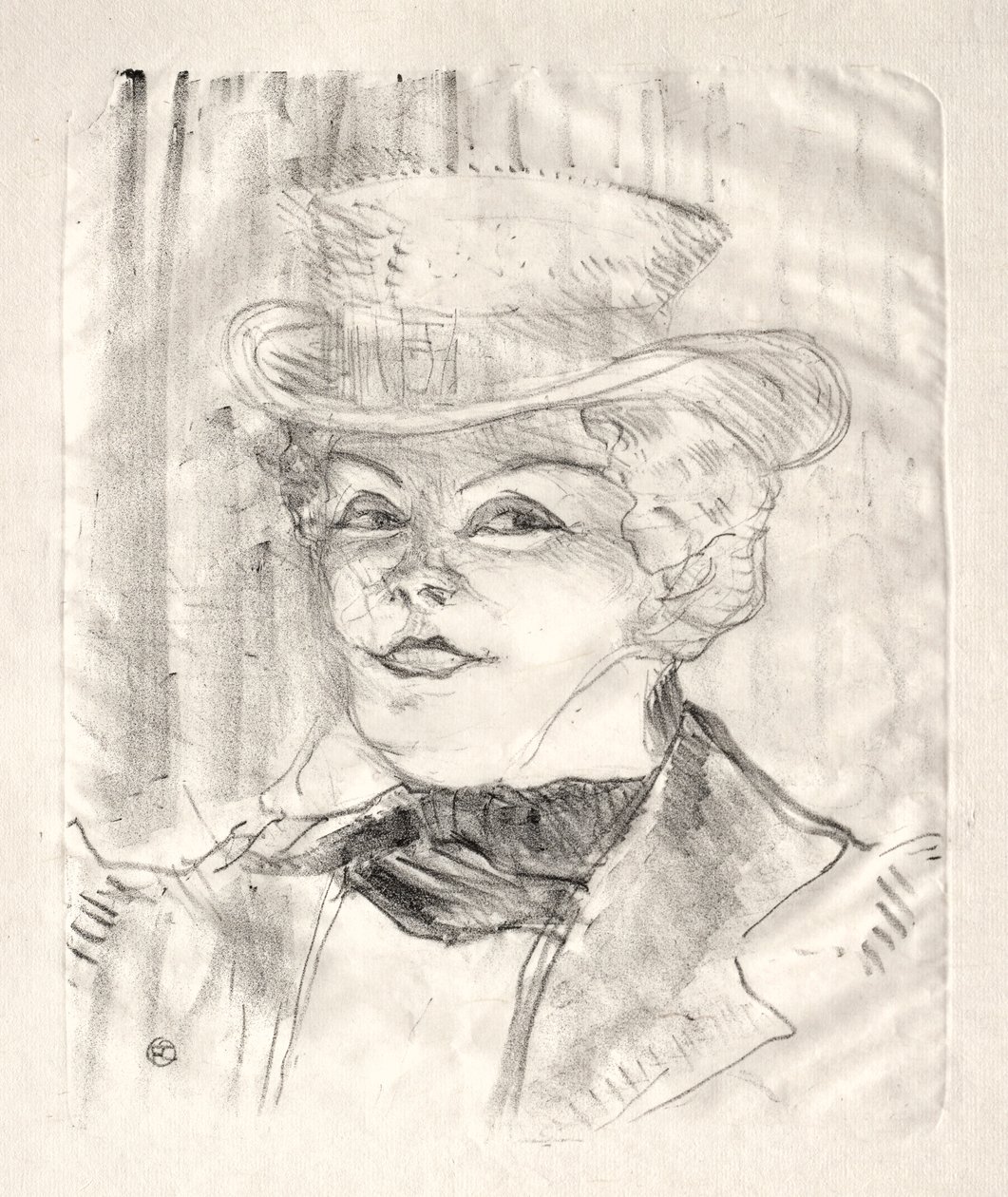 Madame Réjane, 1899. autorstwa Henri de Toulouse Lautrec