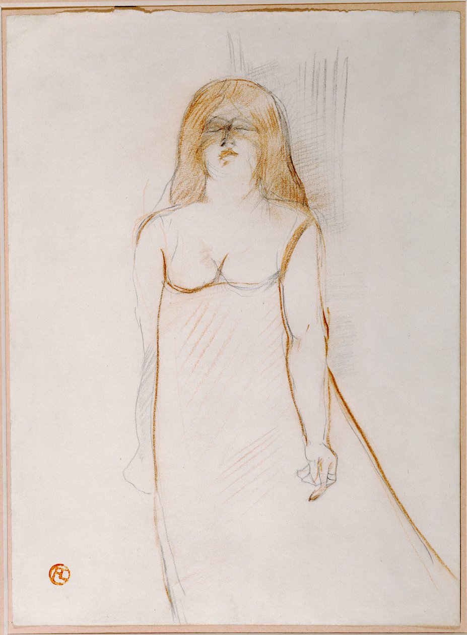 Panna Cocyte, 1900 autorstwa Henri de Toulouse Lautrec