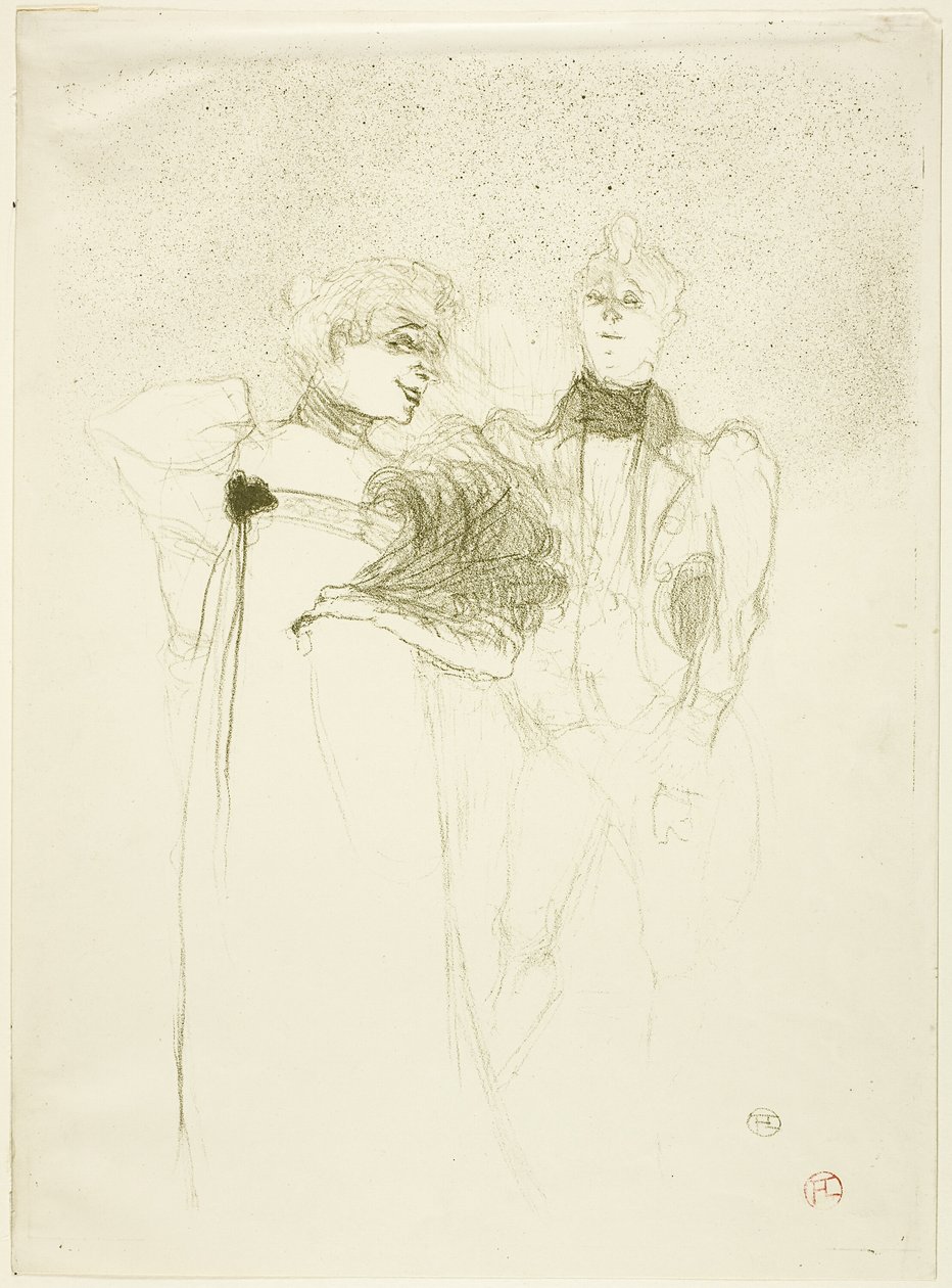 Mademoiselle Lender, w Madam Satan autorstwa Henri de Toulouse Lautrec